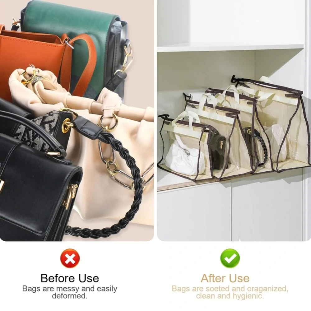Clear Multi use/Handbag Storage Bag (Small)